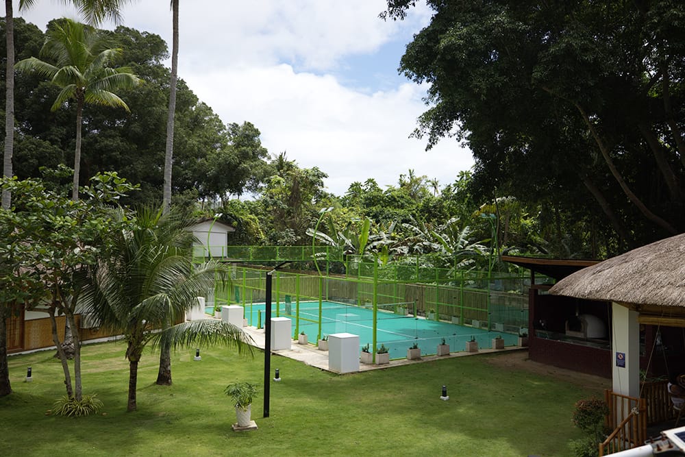 Padel court detail